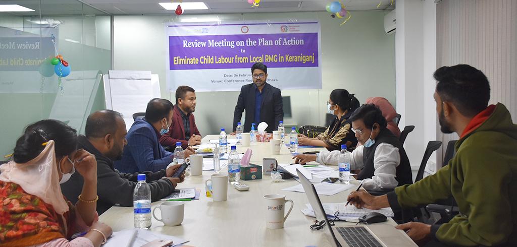 Review meeting on the plan of action