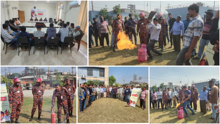 Fire safety training for tannery workers