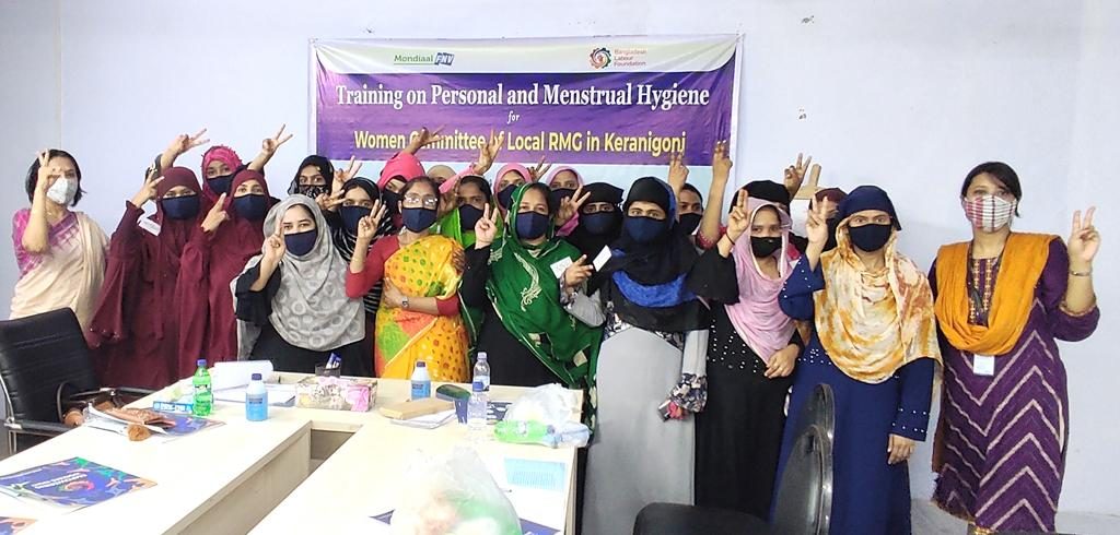 Personal and Menstrual Hygiene Training for Women workers of Local RMG in Keraniganj